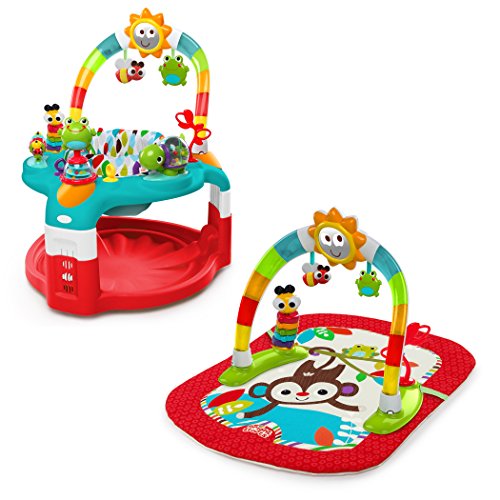 10. Bright Starts 2-in-1 Silly Sunburst Activity Gym and Saucer