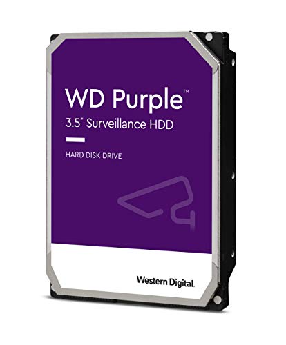 4) Western Digital 6TB Purple Surveillance Internal Hard Drive