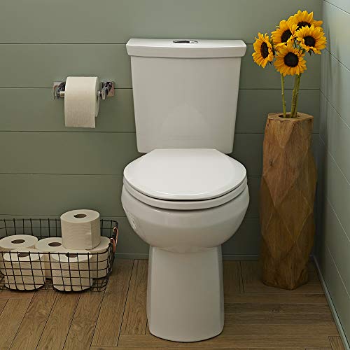 6) American Standard H2Option Dual Flush Right Height Elongated Toilet