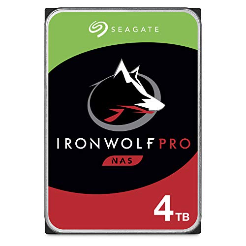 1) Seagate IronWolf Pro 4TB NAS Internal Hard Drive