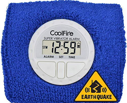 CoolFire Vibrating Alarm Clock - Silent Alarm Wristband with USB Charge 1685G